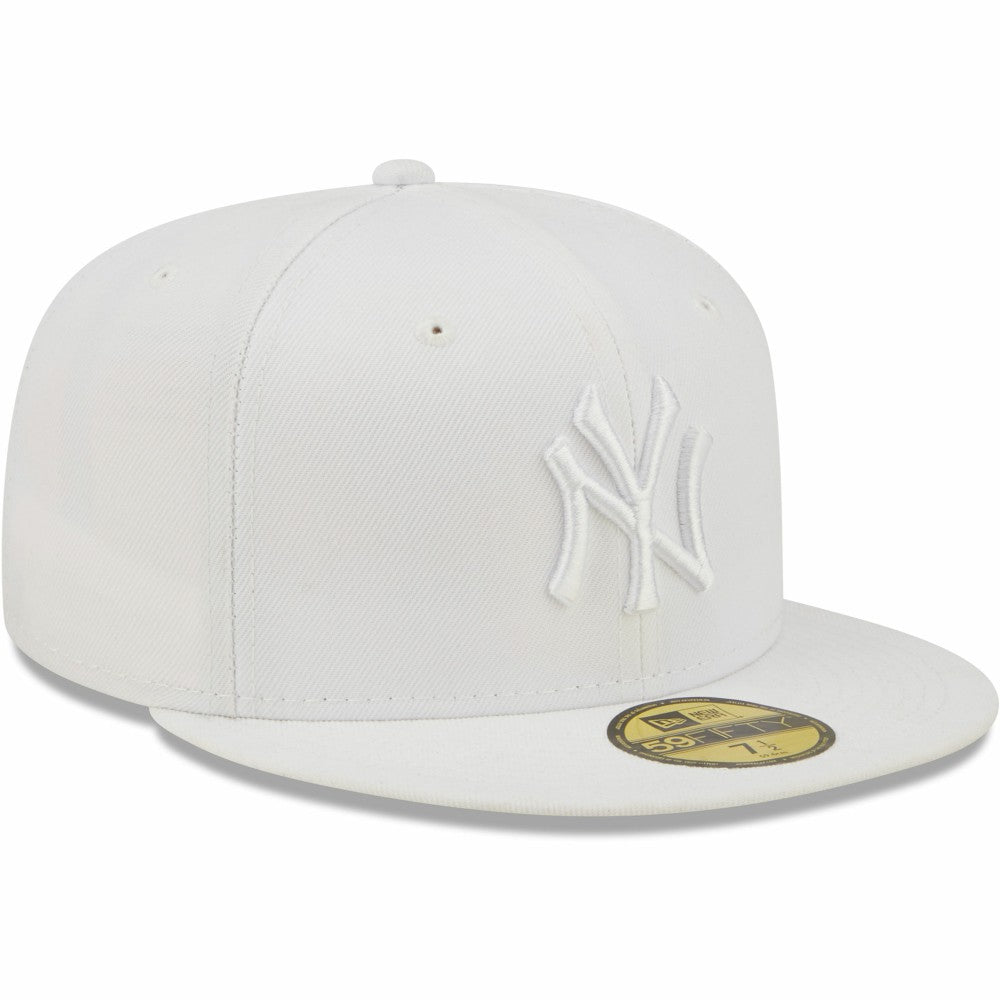 New York Yankees White on White 59FIFTY Fitted Hat | New Era