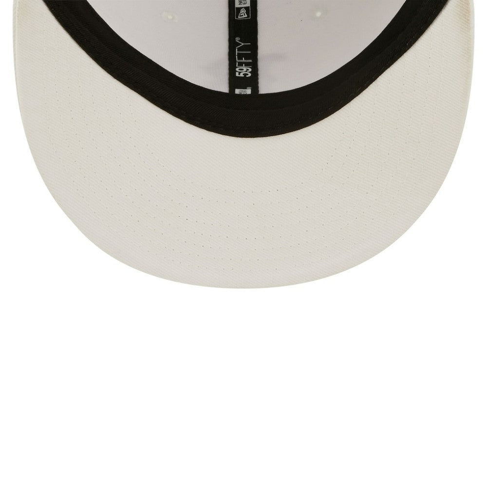 Boston Red Sox White on White 59FIFTY Fitted Hat | New Era