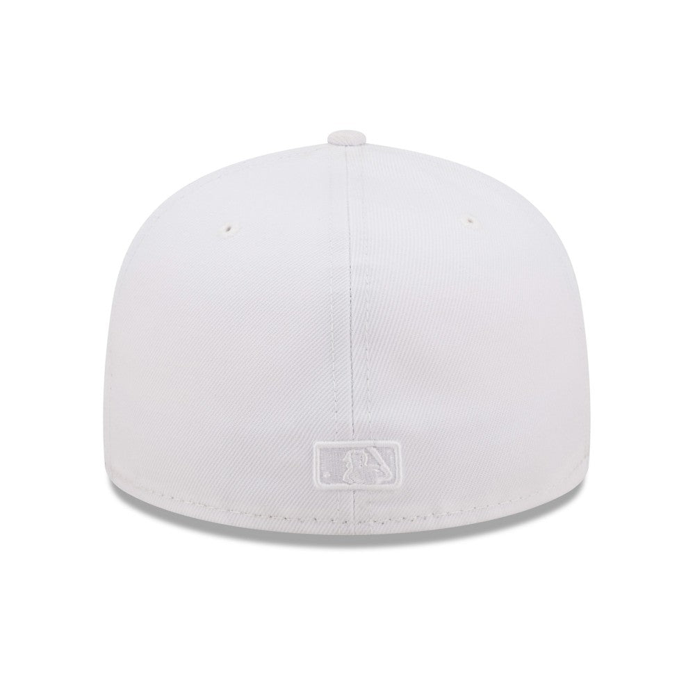 Los Angeles Angels White on White 59FIFTY Fitted Hat | New Era