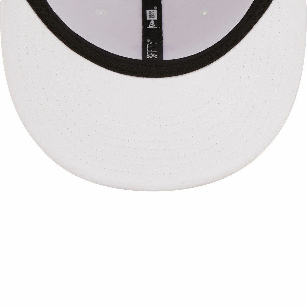 Los Angeles Angels White on White 59FIFTY Fitted Hat | New Era