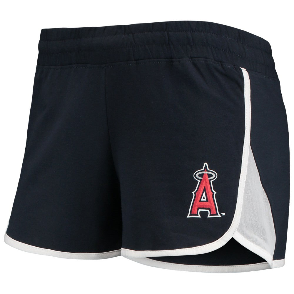 Los Angeles Angels Women's Stretch French Terry Shorts Navy | New Era