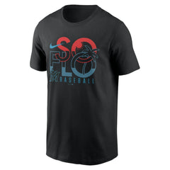 Miami Marlins So Flo Local Team T-Shirt Black | Nike
