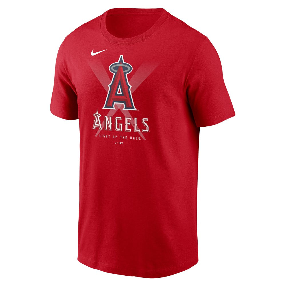 Los Angeles Angels Light Up the Halo Local Team T-Shirt Red | Nike