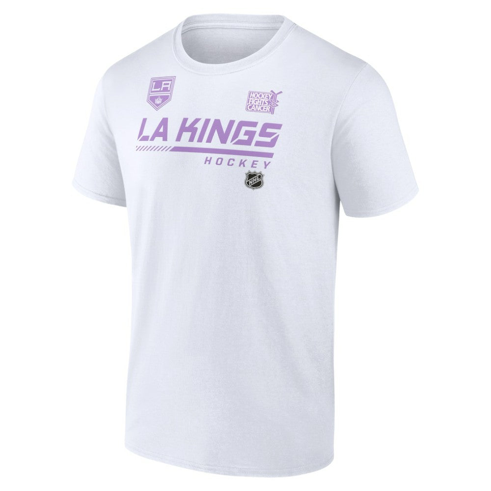 Los Angeles Kings NHL Hockey Fights Cancer T-Shirt White