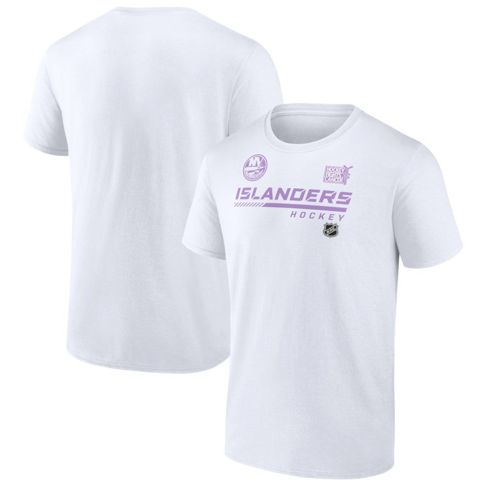 New York Islanders NHL Hockey Fights Cancer T-Shirt White