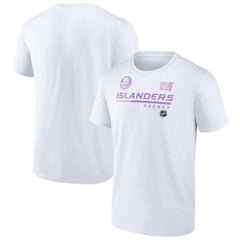 New York Islanders NHL Hockey Fights Cancer T-Shirt White
