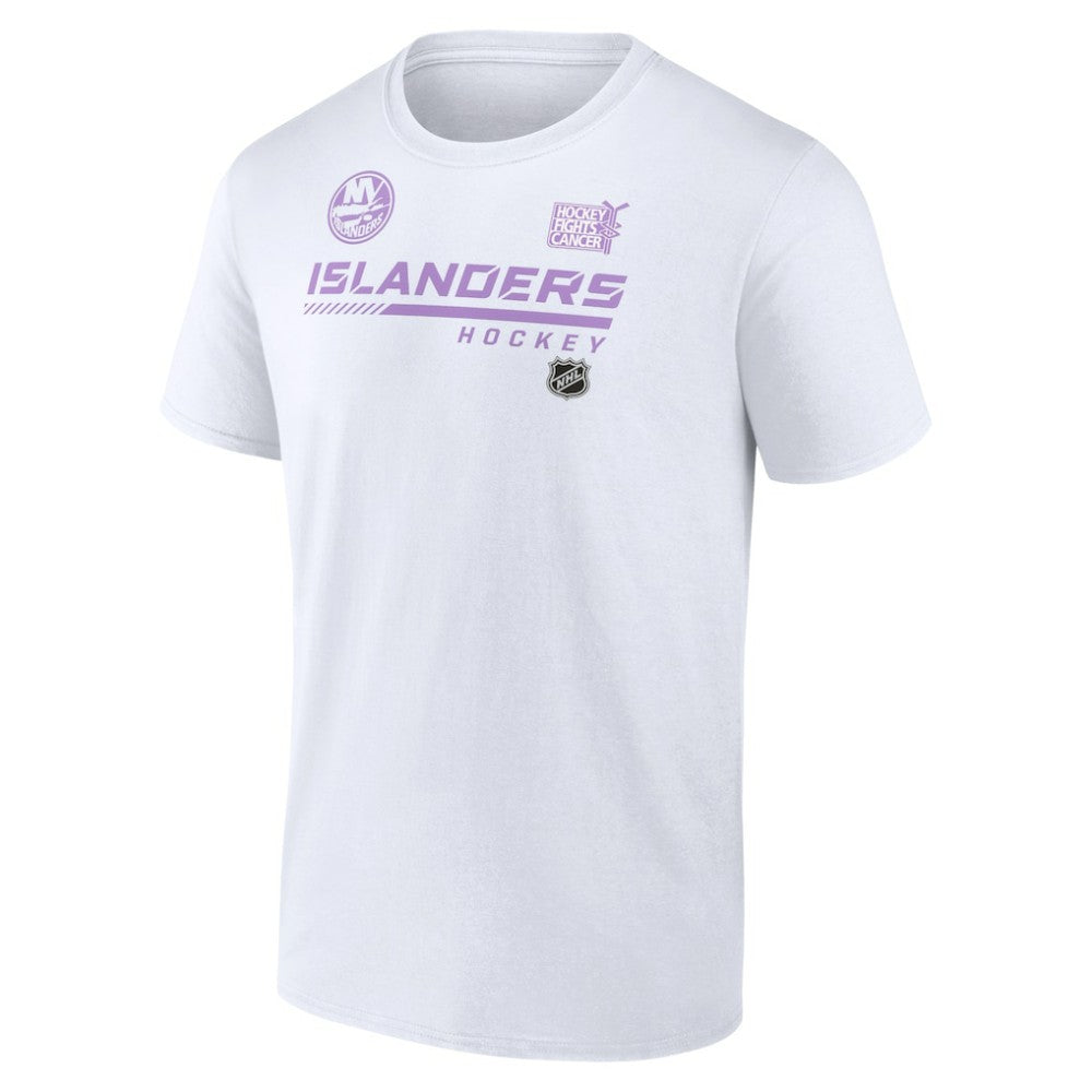 New York Islanders NHL Hockey Fights Cancer T-Shirt White