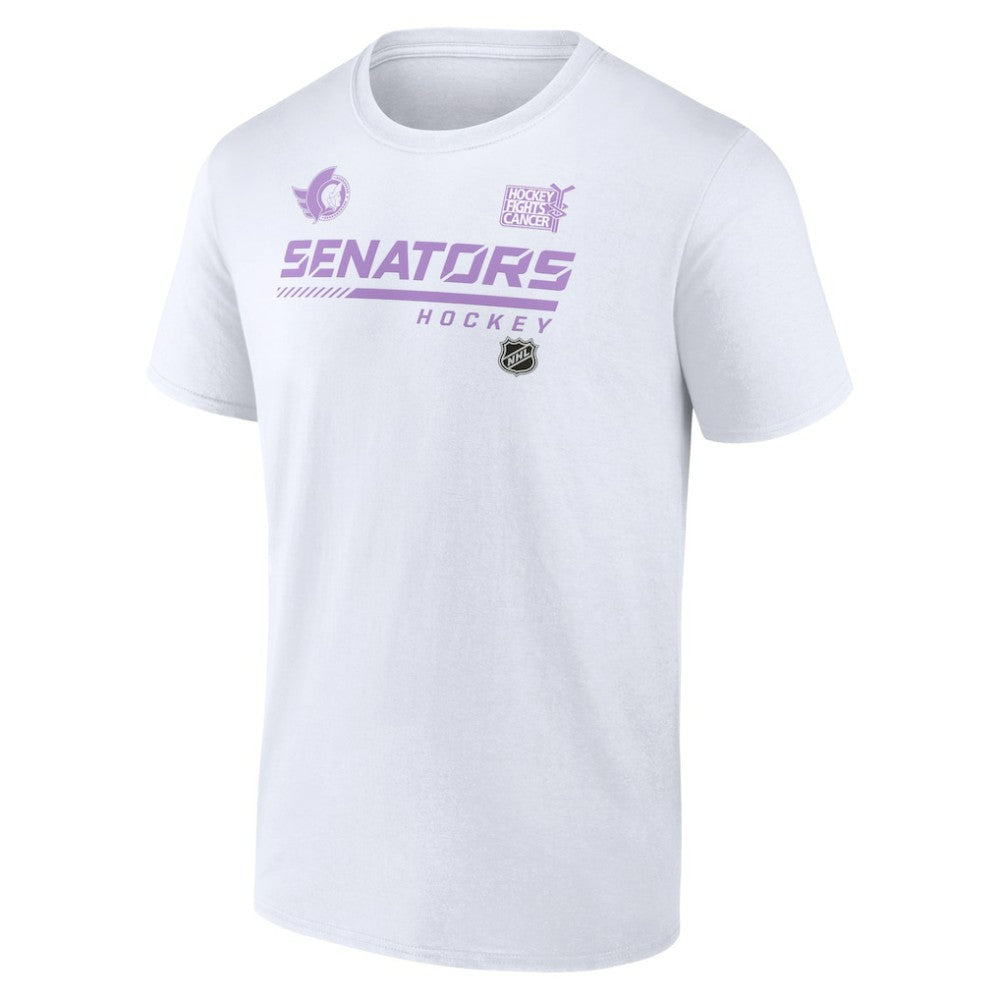 Ottawa Senators NHL Hockey Fights Cancer T-Shirt White