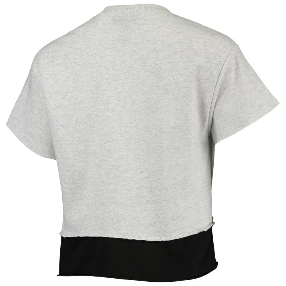 Chicago White Sox Refried Apparel Women's Cropped T-Shirt Heathered Gray