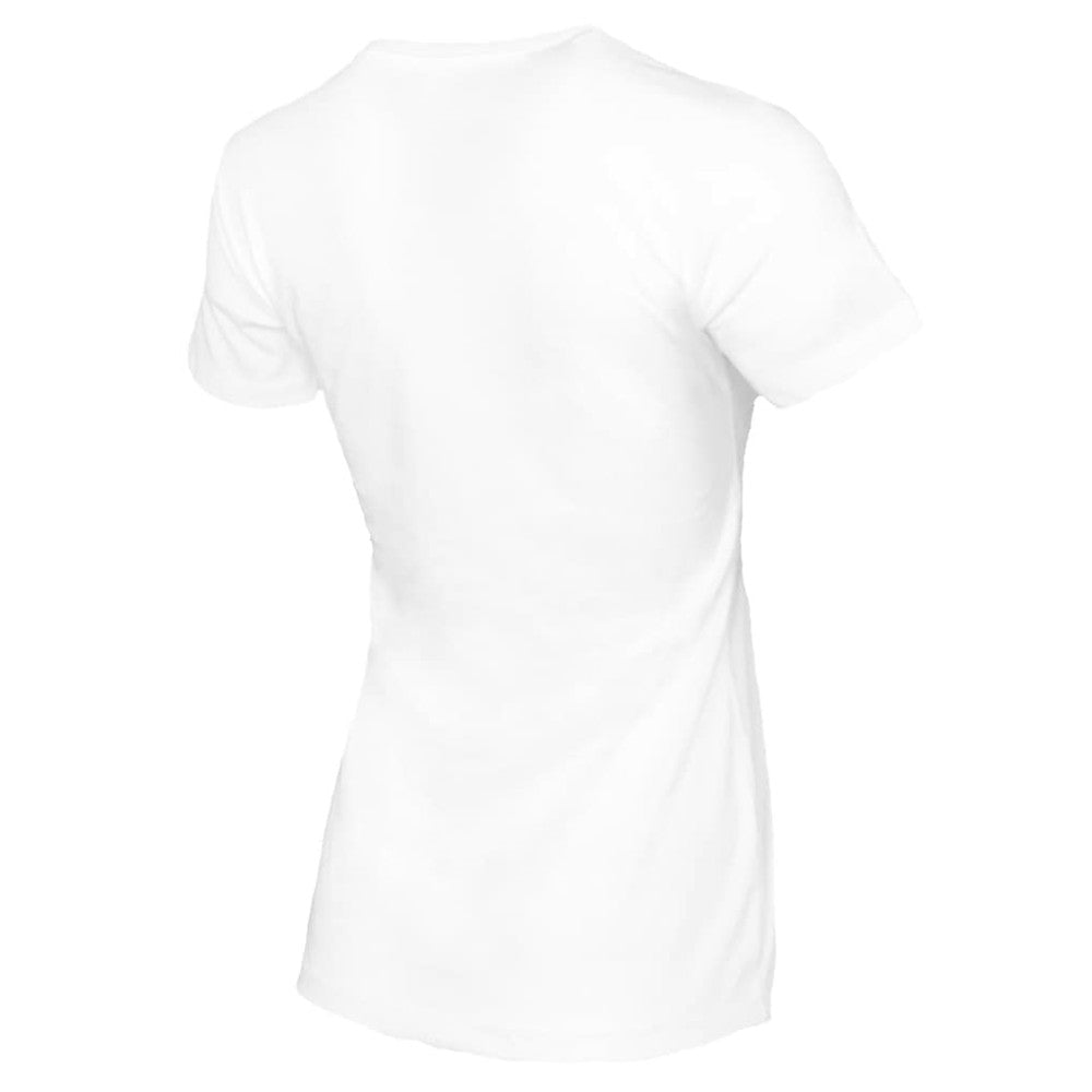 Los Angeles Dodgers Tiny Turnip Women's Baseball Bow T-Shirt White