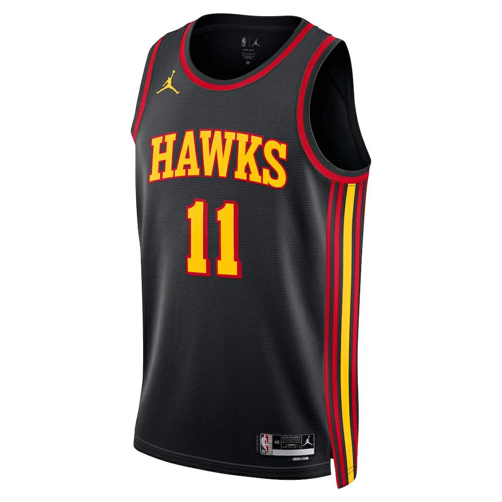 Trae Young Atlanta Hawks Jordan Brand Unisex Swingman Jersey - Statement Edition - Black sale