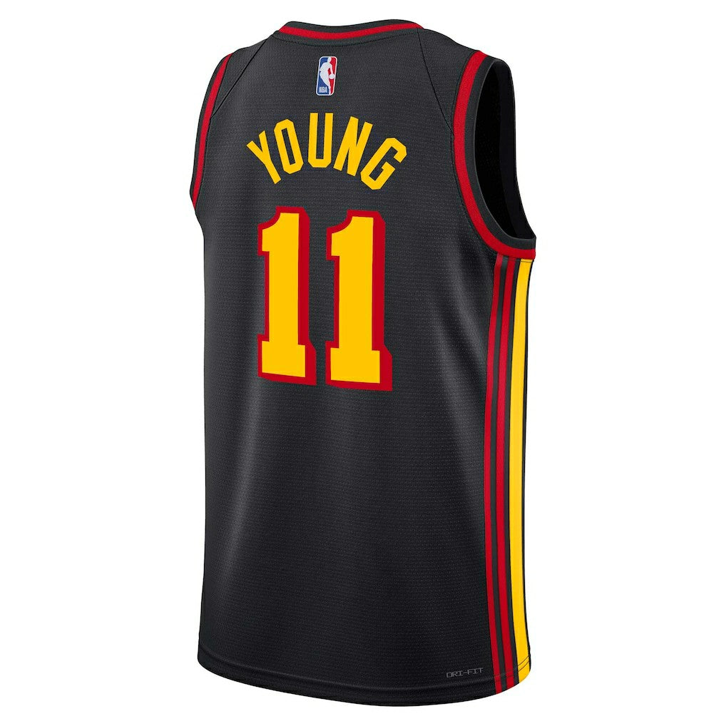 Trae Young Atlanta Hawks Jordan Brand Unisex Swingman Jersey - Statement Edition - Black sale
