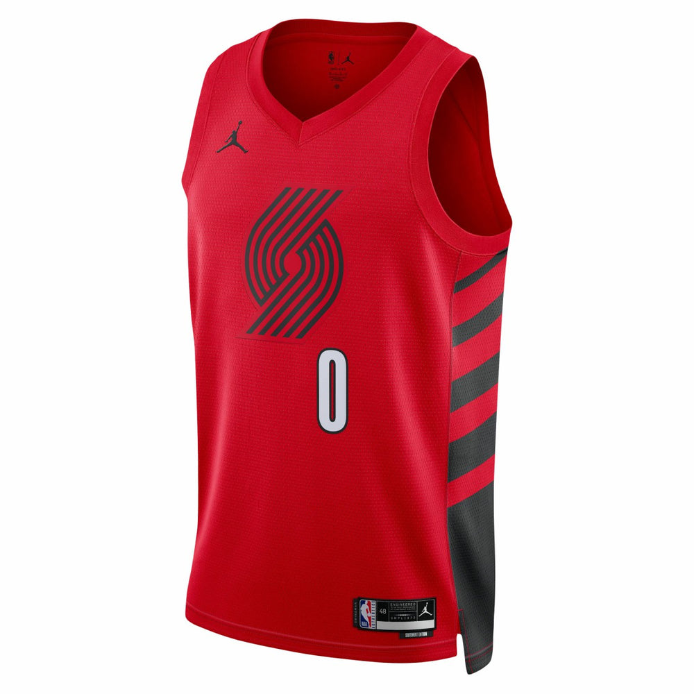 Damian Lillard Portland Trail Blazers Jordan Brand Unisex Swingman Jersey - Statement Edition - Red sale