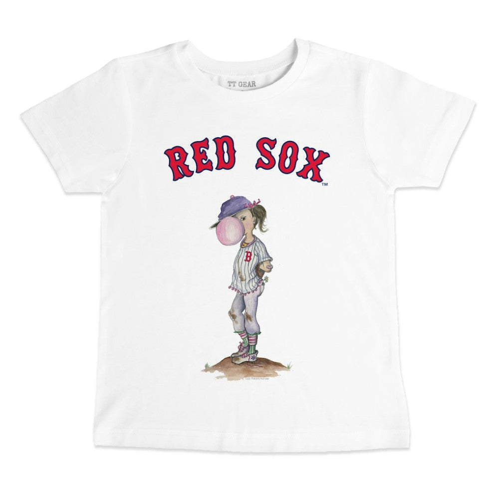 Boston Red Sox Tiny Turnip Youth Bubbles T-Shirt White