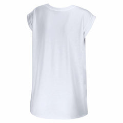 Pittsburgh Penguins WEAR by Erin Andrews Women's Greetings From Muscle T-Shirt White