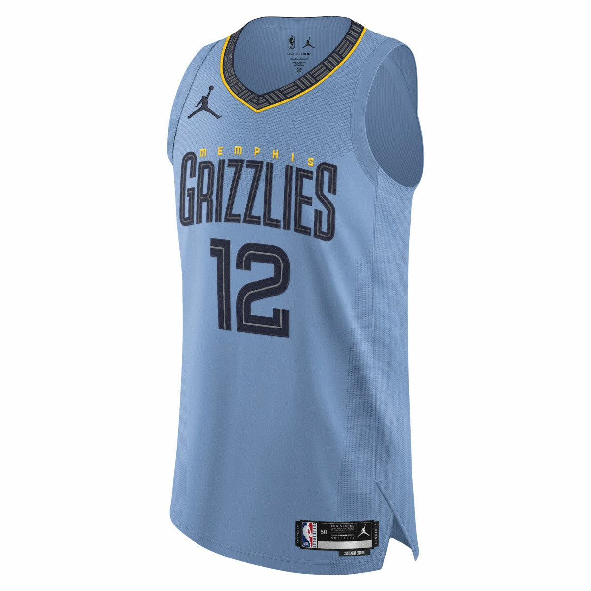Ja Morant Memphis Grizzlies Jordan Brand Authentic Player Jersey - Statement Edition - Light Blue sale