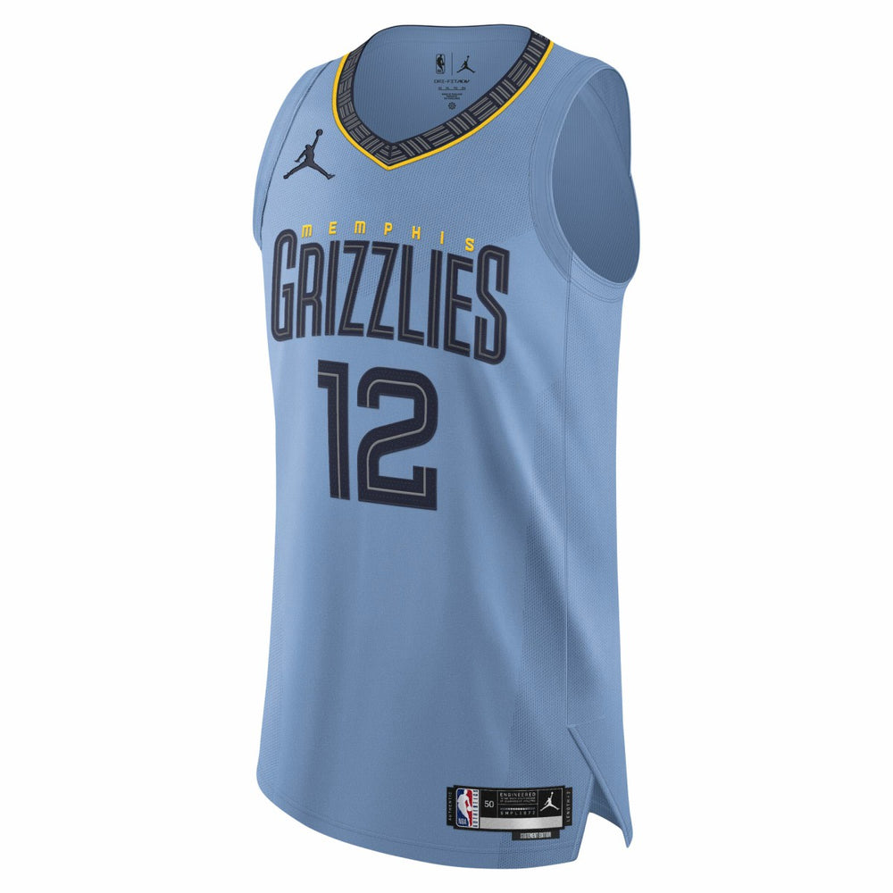 Ja Morant Memphis Grizzlies Jordan Brand Authentic Player Jersey - Statement Edition - Light Blue sale