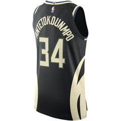 Giannis Antetokounmpo Milwaukee Bucks Jordan Brand Authentic Player Jersey - Statement Edition - Black cheap