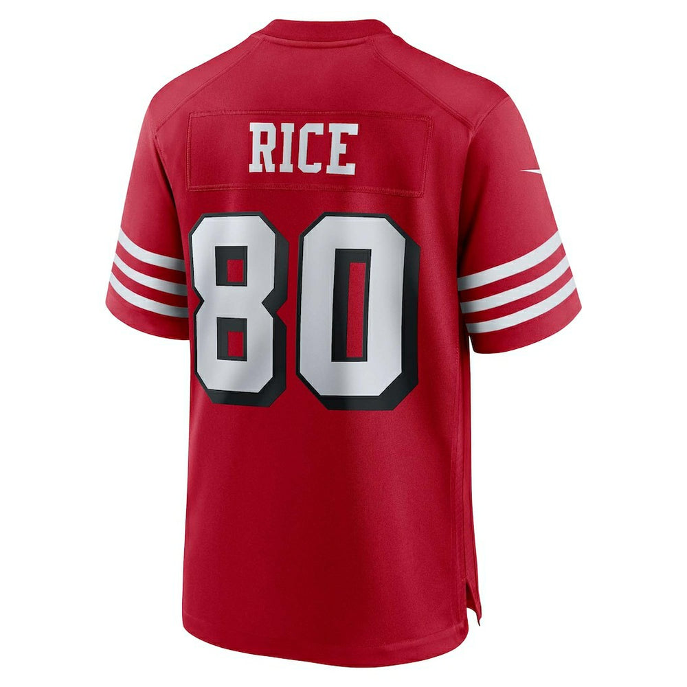 Jerry Rice San Francisco 49ers Retired Player Alternate Game Jersey - Scarlet