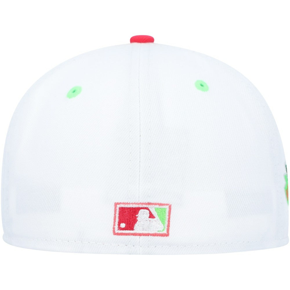 Boston Red Sox  Fenway Park 100th Anniversary  Strawberry Lolli 59FIFTY Fitted Hat White/Coral | New Era