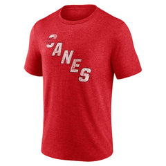 Carolina Hurricanes Wraparound Tri-Blend T-Shirt Red