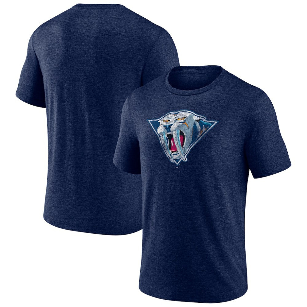 Nashville Predators Wraparound Tri-Blend T-Shirt Navy