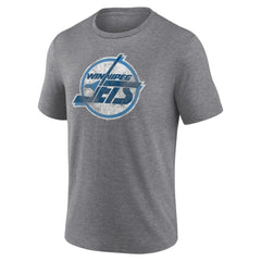 Winnipeg Jets Wraparound Tri-Blend T-Shirt Heather Gray