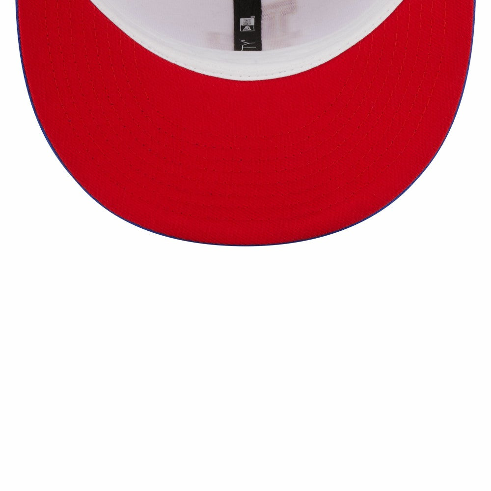 Los Angeles Dodgers 75th World Series Cherry Lolli 59FIFTY Fitted Hat White/Royal | New Era