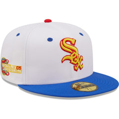 Chicago White Sox 2005 World Series Cherry Lolli 59FIFTY Fitted Hat White/Royal | New Era