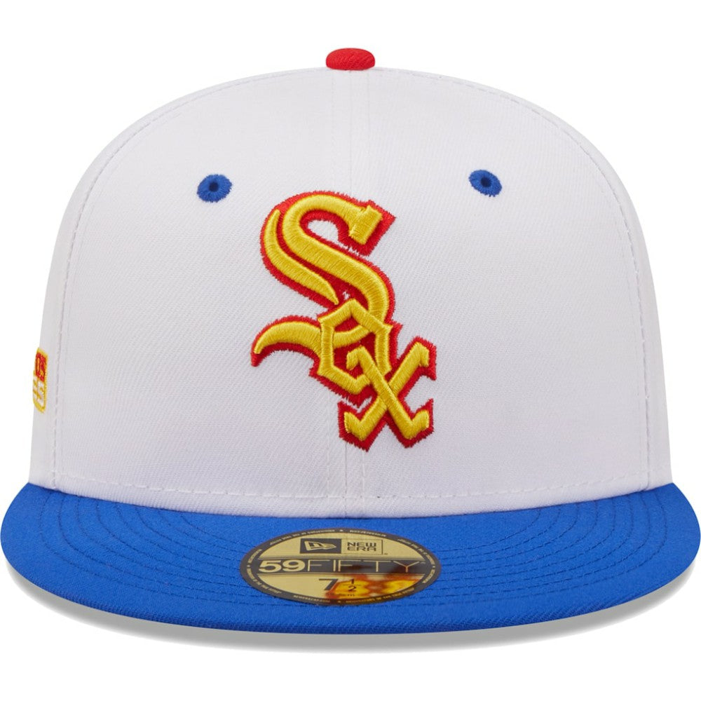 Chicago White Sox 2005 World Series Cherry Lolli 59FIFTY Fitted Hat White/Royal | New Era
