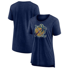 Florida Panthers Women's Slow Whistle Tri-Blend T-Shirt Navy