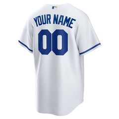 Kansas City Royals Replica Custom Jersey White | Nike