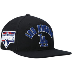 Los Angeles Dodgers Pro Standard Stacked Logo Snapback Hat Black