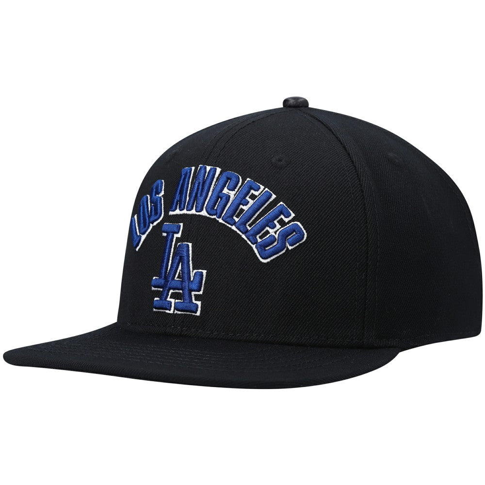 Los Angeles Dodgers Pro Standard Stacked Logo Snapback Hat Black