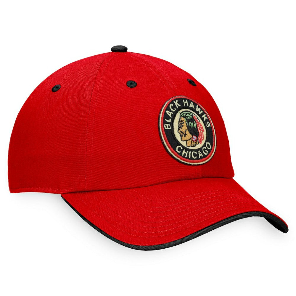 Chicago Blackhawks Fanatics Original Six Adjustable Hat Red