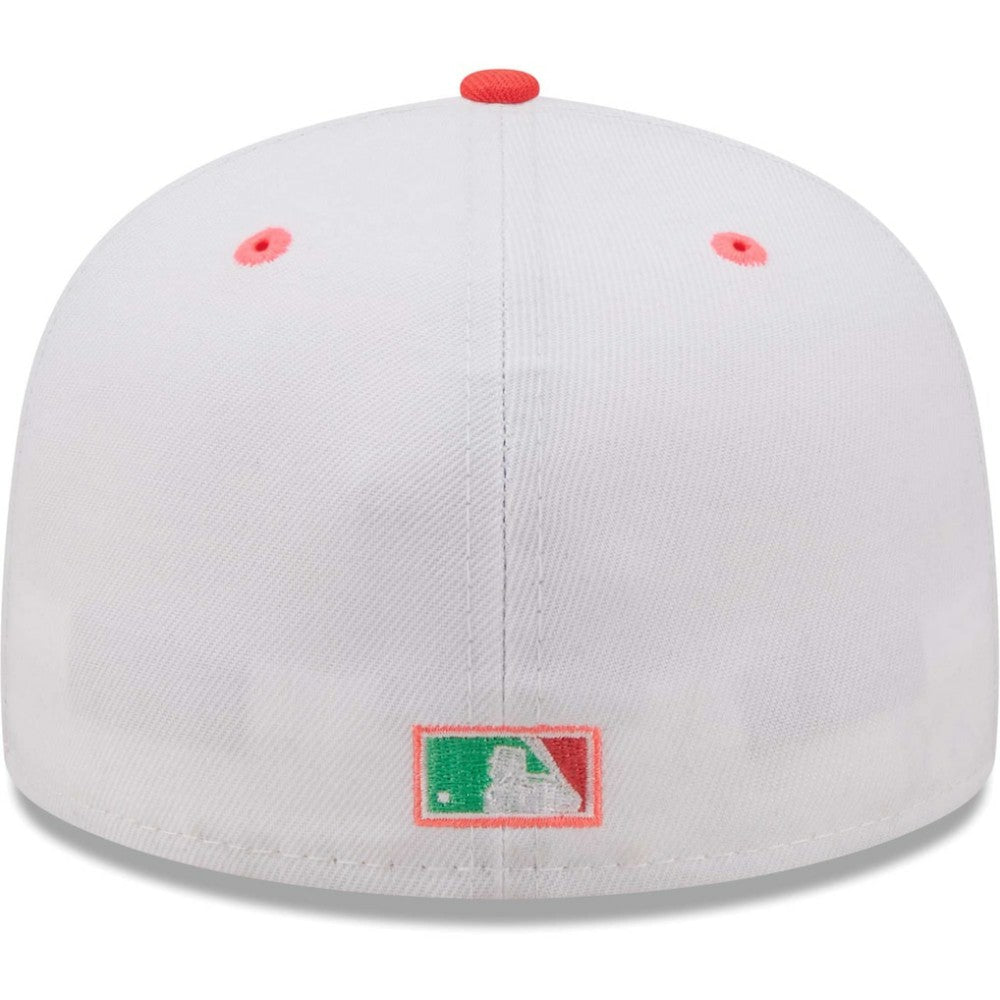 Chicago White Sox Inaugural Season at Comiskey Park Watermelon Lolli 59FIFTY Fitted Hat White/Green | New Era