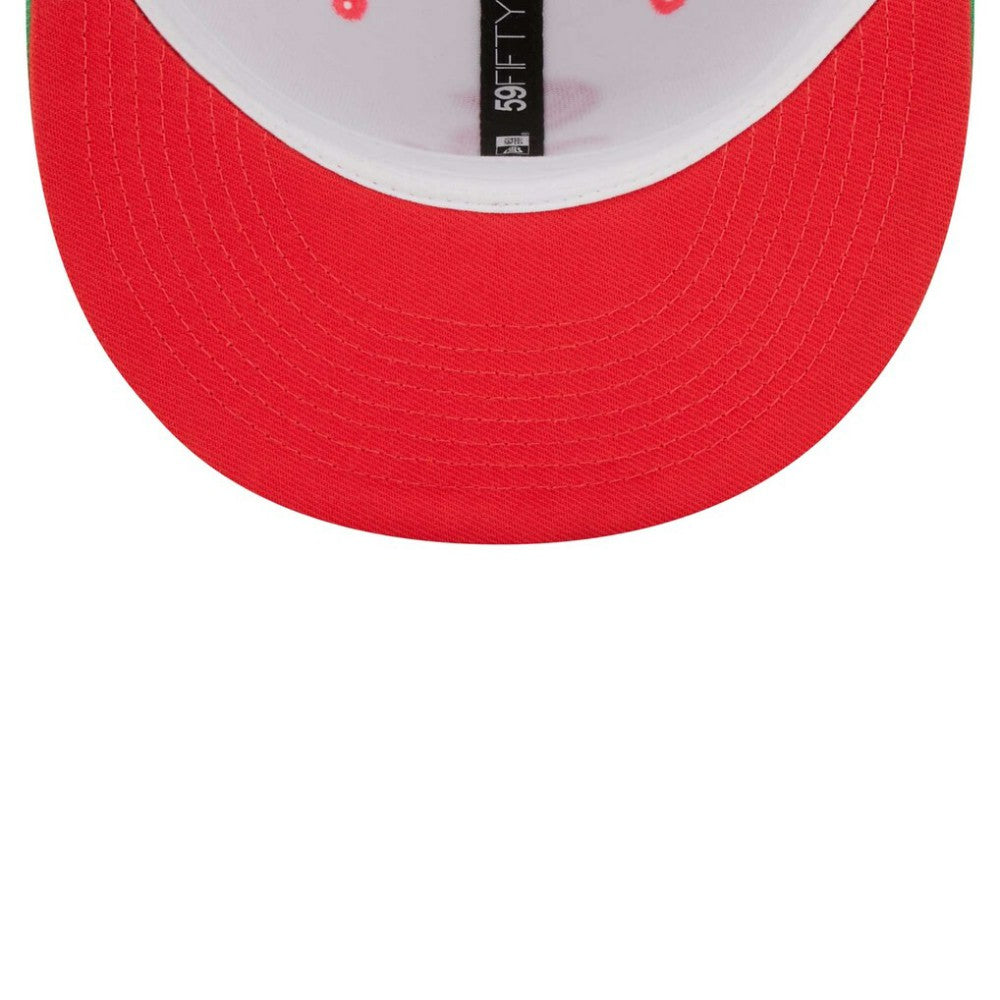 Chicago White Sox Inaugural Season at Comiskey Park Watermelon Lolli 59FIFTY Fitted Hat White/Green | New Era