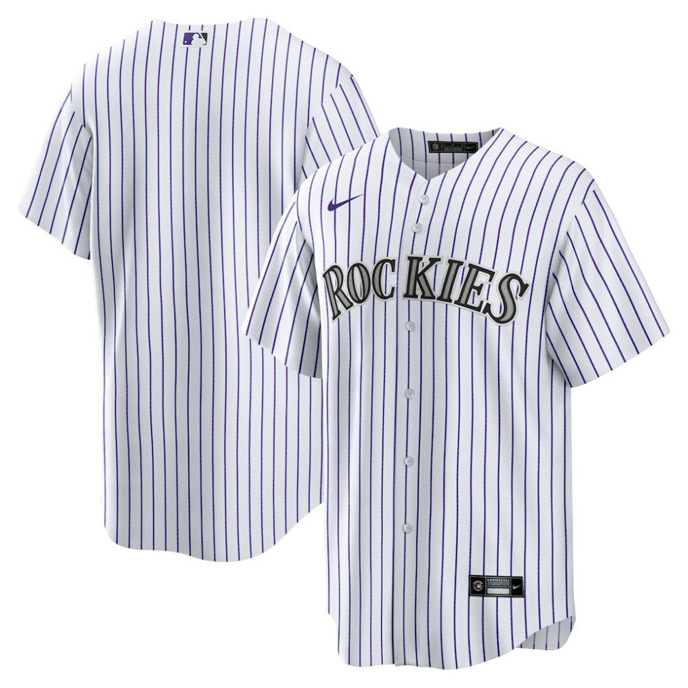 Colorado Rockies Home Blank Replica Jersey White | Nike