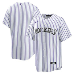 Colorado Rockies Home Blank Replica Jersey White | Nike