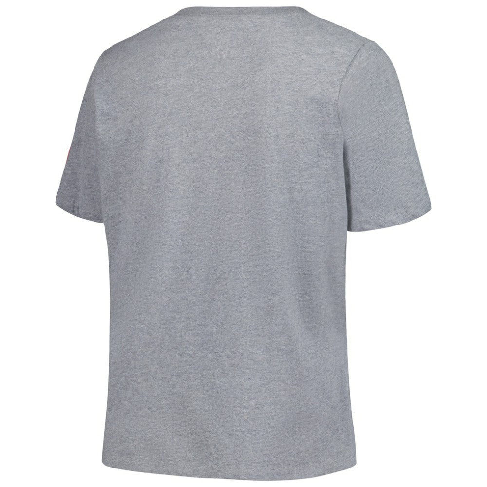 Colorado Rockies Women's City Connect Plus Size V-Neck T-Shirt Gray | New Era