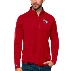 Cleveland Guardians Antigua Tribute Quarter-Zip Pullover Top Red