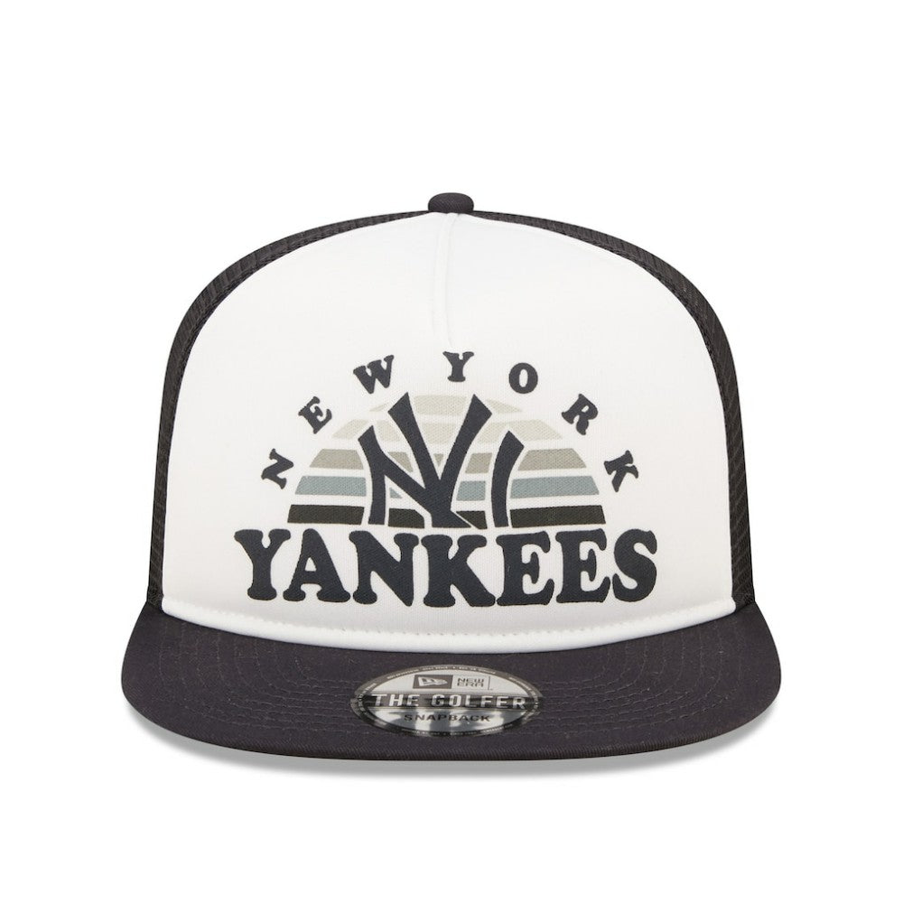 New York Yankees Gradient Golfer 9FIFTY Snapback Hat White/Navy | New Era