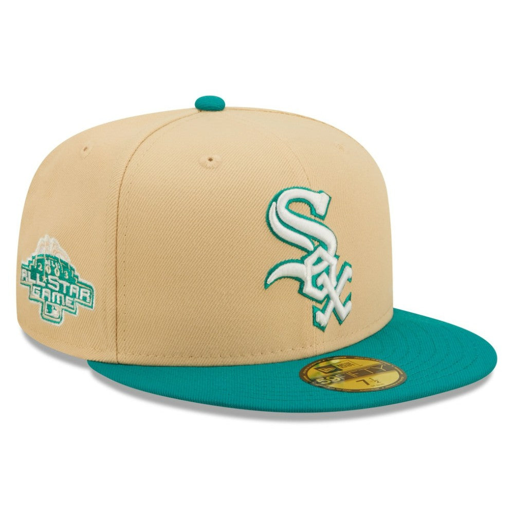Chicago White Sox  Mango Forest 59FIFTY fitted hat Natural/Teal | New Era