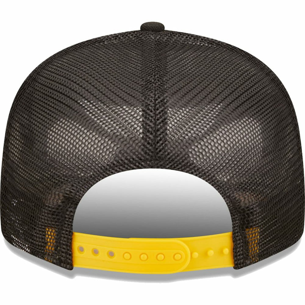 Pittsburgh Pirates Patriot Trucker 9FIFTY Snapback Hat Black | New Era
