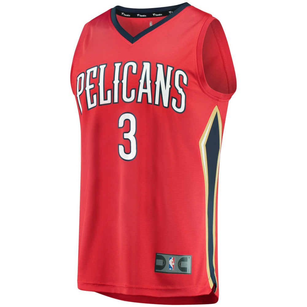 C.J. McCollum New Orleans Pelicans Youth Fast Break Replica Player Jersey Red - Statement Edition