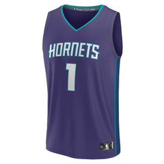 LaMelo Ball Charlotte Hornets Fast Break Replica Player Jersey - Statement Edition - Purple