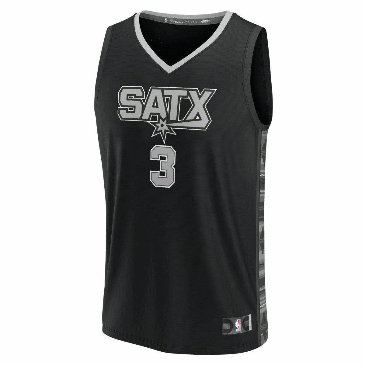 Keldon Johnson San Antonio Spurs Fast Break Replica Player Jersey - Statement Edition - Black