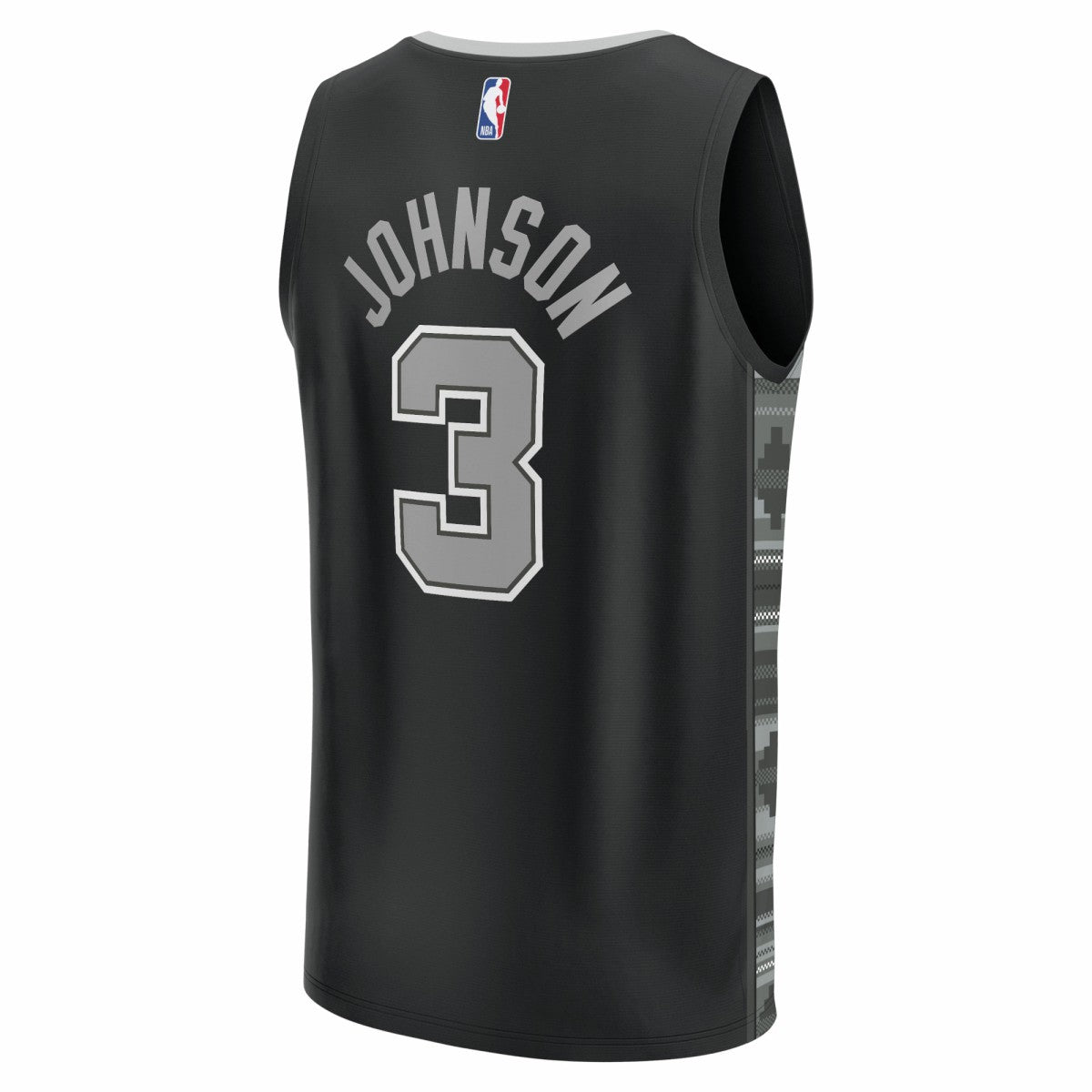 Keldon Johnson San Antonio Spurs Fast Break Replica Player Jersey - Statement Edition - Black