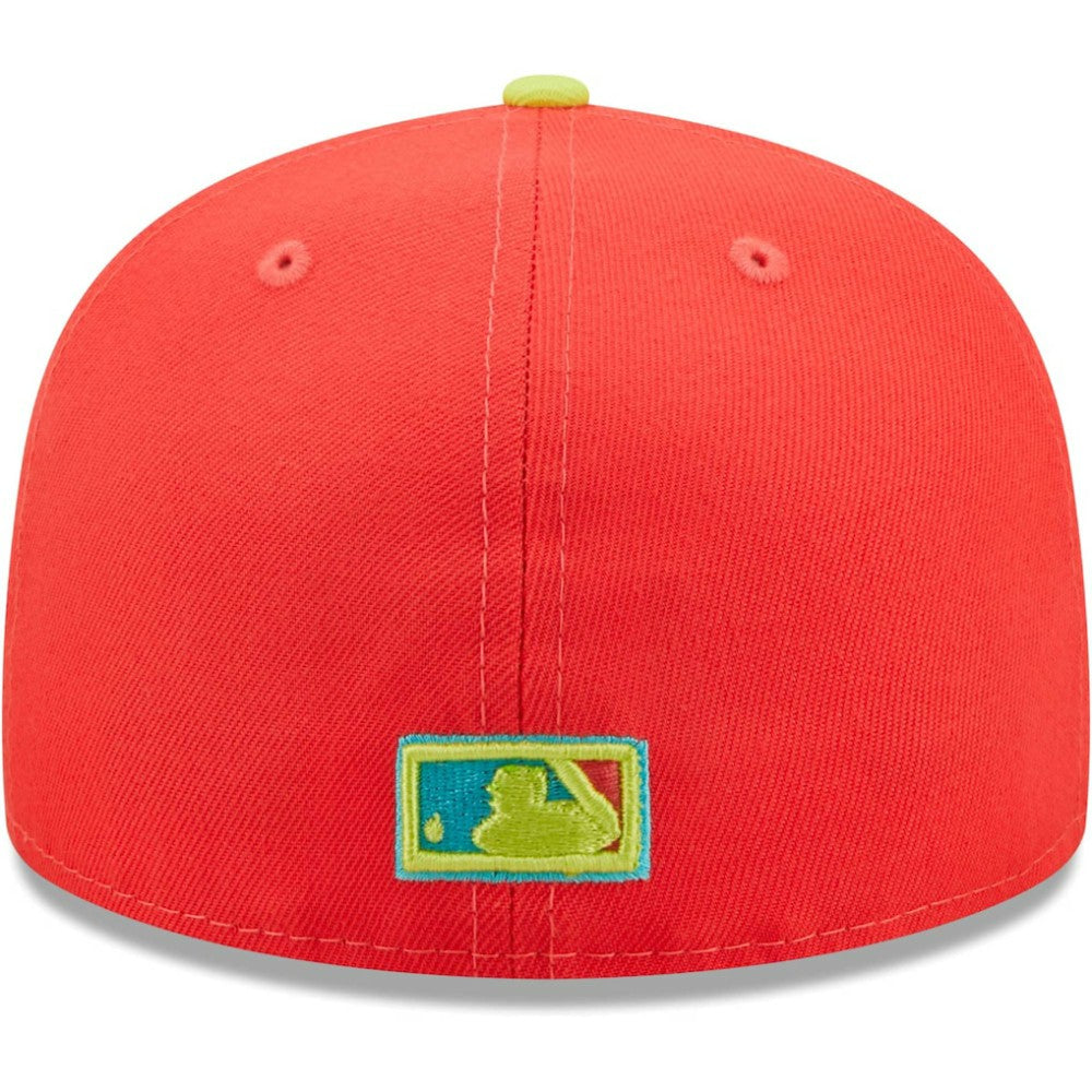 Chicago White Sox   Lava Highlighter Combo 59FIFTY Fitted Hat Red/Neon Green | New Era