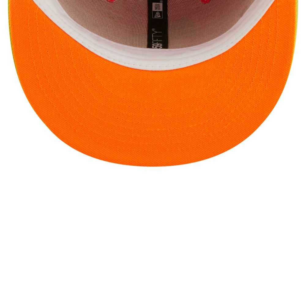 Chicago White Sox   Lava Highlighter Combo 59FIFTY Fitted Hat Red/Neon Green | New Era